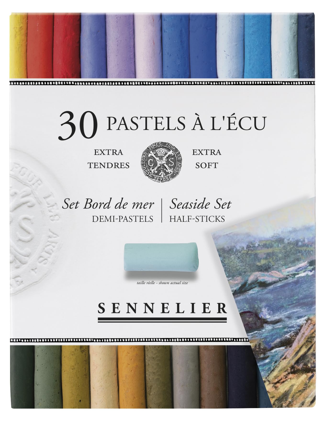 Amazon.com: SENNELIER Extra-Soft French Half Pastel Seaside