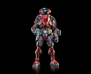 Four Horsemen Cosmic Legions T.U.5.C.C. Pilot Red Action Figure Outpost Zaxxius Wave