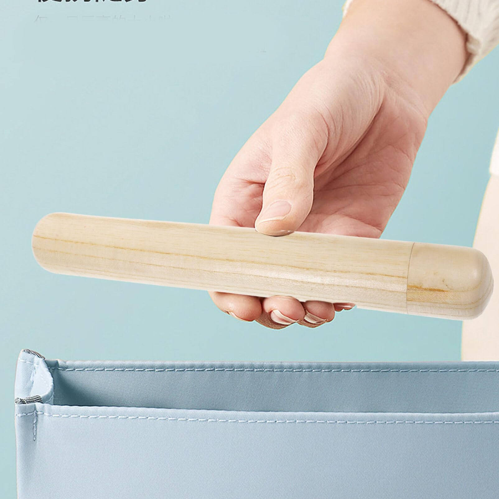 Toyvian Bâton de Pluie le Développement Sensoriel en Bois Beige pour Éducation Musicale Jouet Apaisant des Tout-petits en Milieu Éducatif