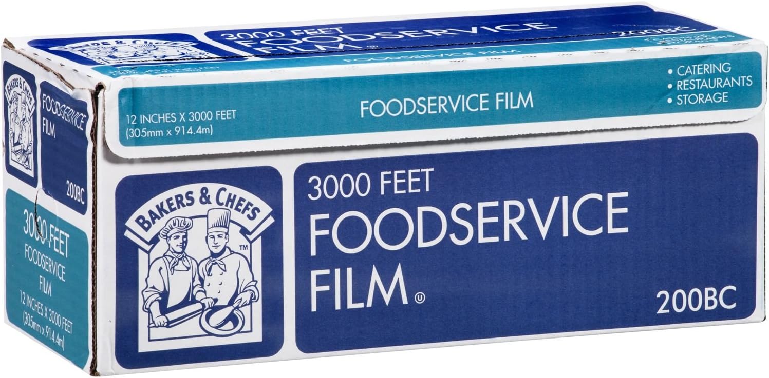 Professional Plastic Food Wrap Film-12" x 3000'