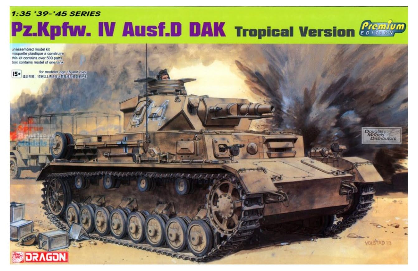 Amazon | 1/35 WW.II ドイツ軍 IV号戦車 D型 DAK (プレミアム