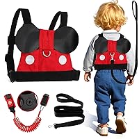 Vista 7 de Lehoo Castle Correa para Niños Pequeños, Arnés para Niños Pequeños con Correa con Eslabón Anti Pérdida para Niños, Correa para Bebés con Llave