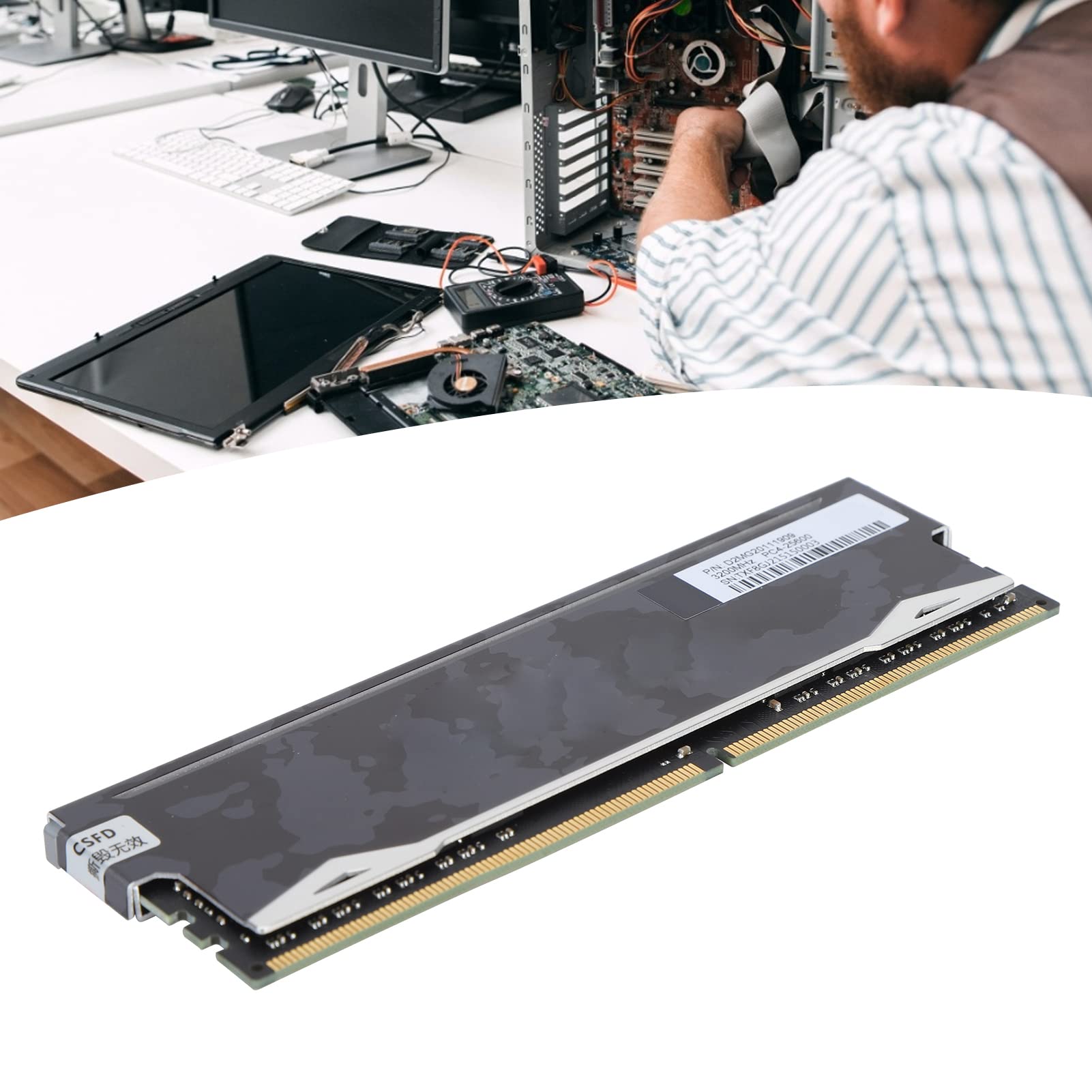 Pamięć RAM DDR4 16 GB o Wysokiej Wydajności do Komputerów Stacjonarnych do gier. Rozpraszanie Ciepła z Czystego Aluminium (16GB)
