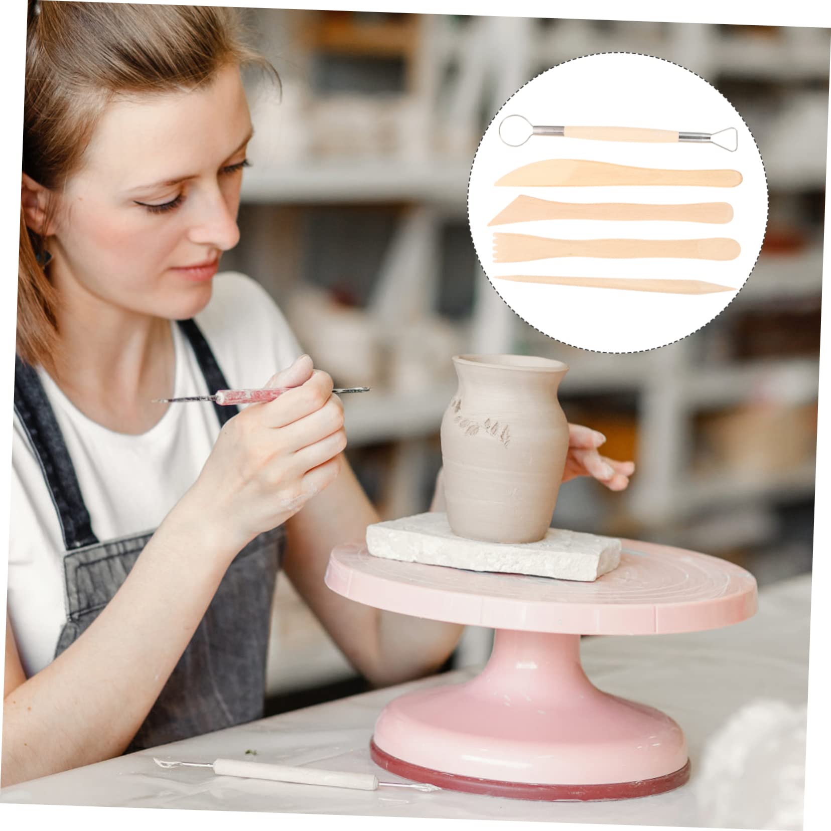 Kit D'Outils En Argile Kits D'Outils De Sculpture En Argile Céramique 38 Pièces, Outils En