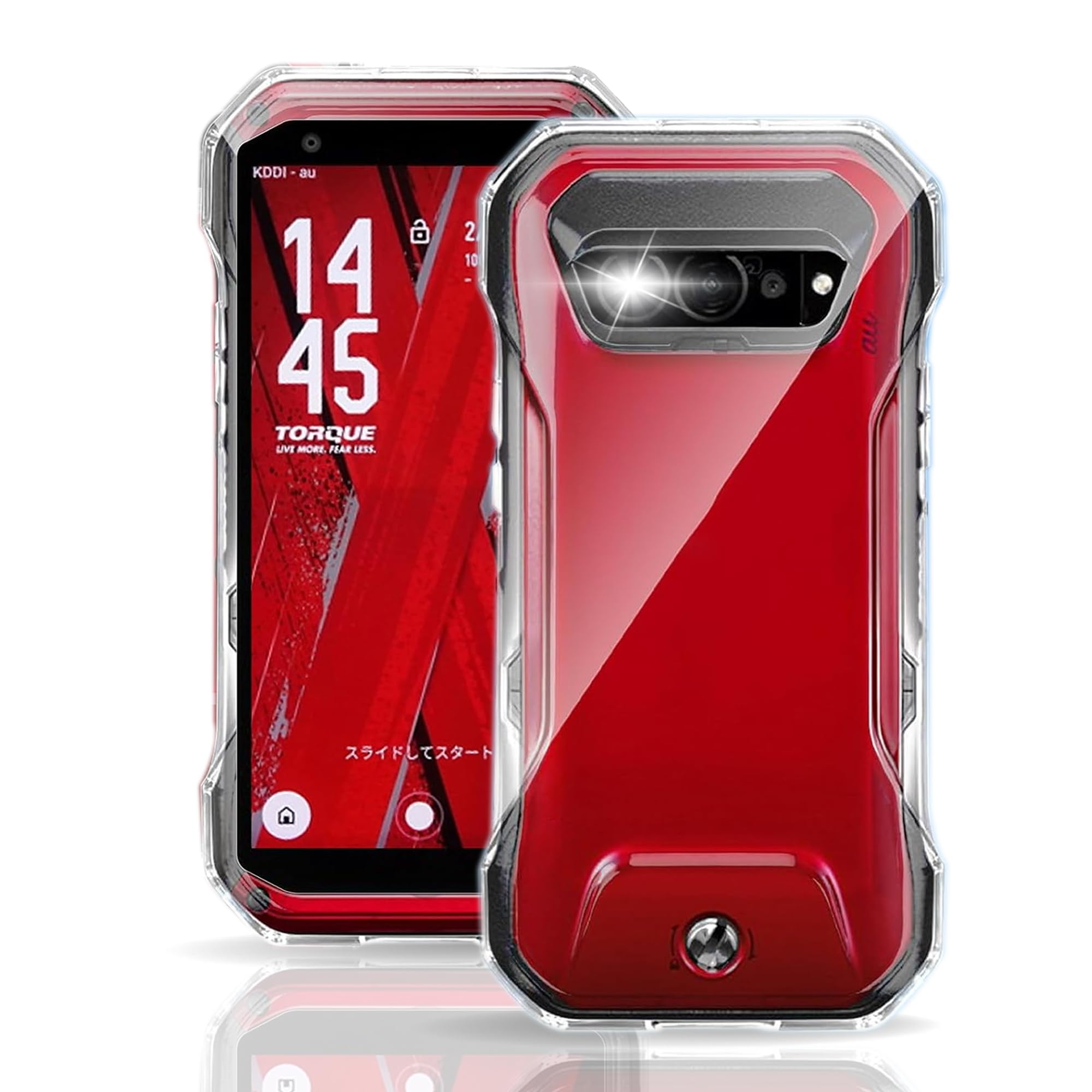 Amazon.co.jp: For TORQUE G07 ケース クリア 保護ケース トルク G07