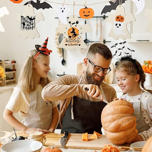 Miniatura 218 de Trébol de madera de gran tamaño de 7 pulgadas, adornos para el día de San Patricio para pintar, tréboles de madera en blanco en blanco, sin