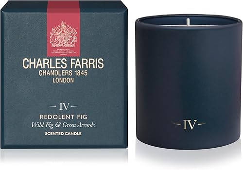 Vista 8 de Charles Farris Vela perfumada de lujo – 1 mecha, vertida a mano, larga duración, combustión limpia, 7.5 onzas, quema hasta 50 horas, fabricada