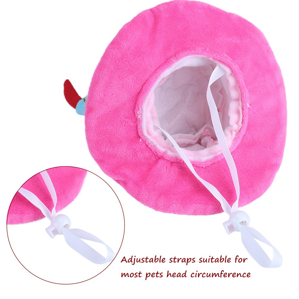 Happy Torta Cappello Per Cane Gatto Da Compleanno Pet Costume Da Compagnia Cappello Da Compagnia Per Animale Domestici Funny Dress Up Party Pet(rosa)
