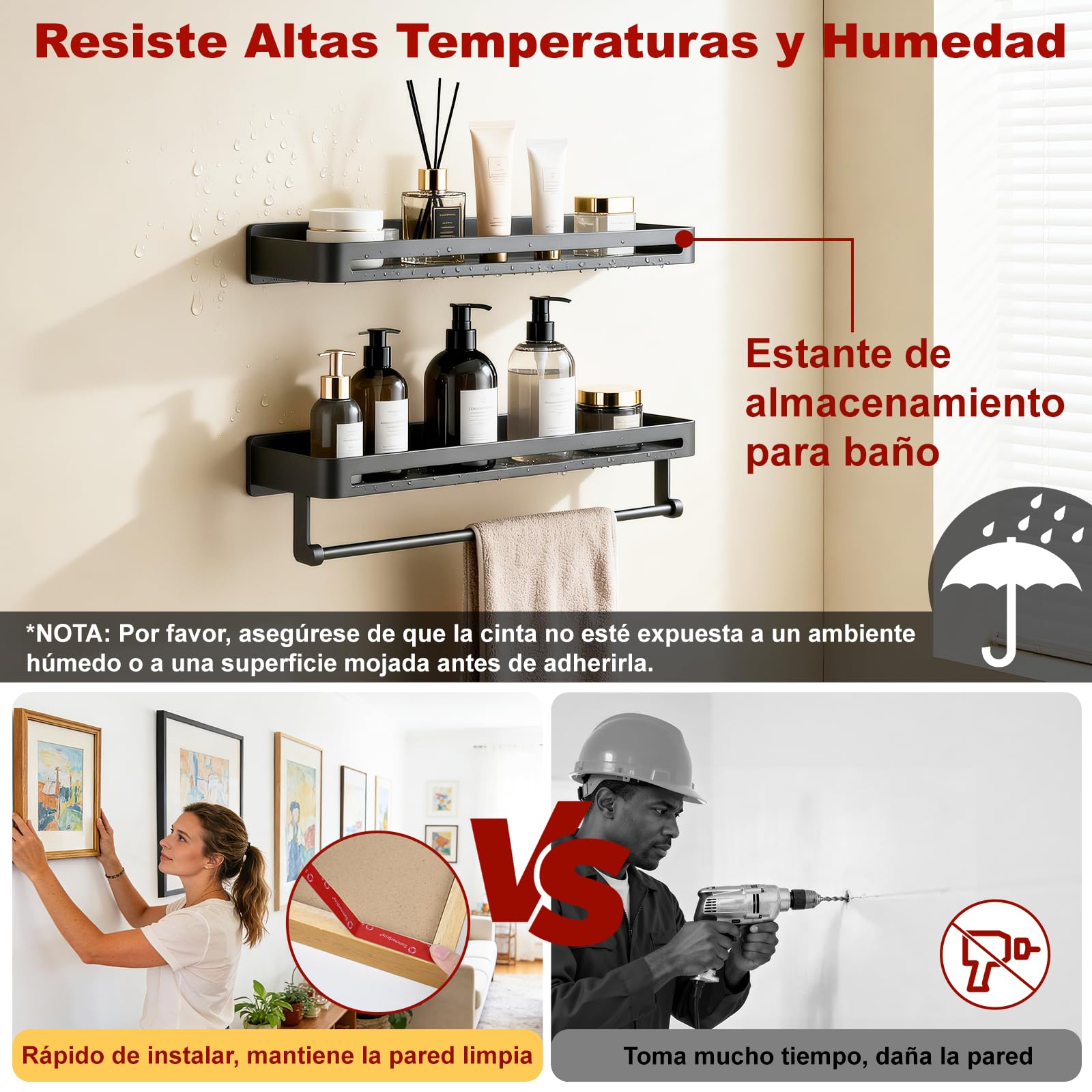 Summerbrite 2 Rollos Cinta de Doble Cara Extrafuerte- 25mm x 7.8m-Adhesivo Doble Cara, Cinta de Espuma Acrílica,Resistente al Agua y a la Temperatura Para Fijación de Alfombras,Uso Interior y Exterior