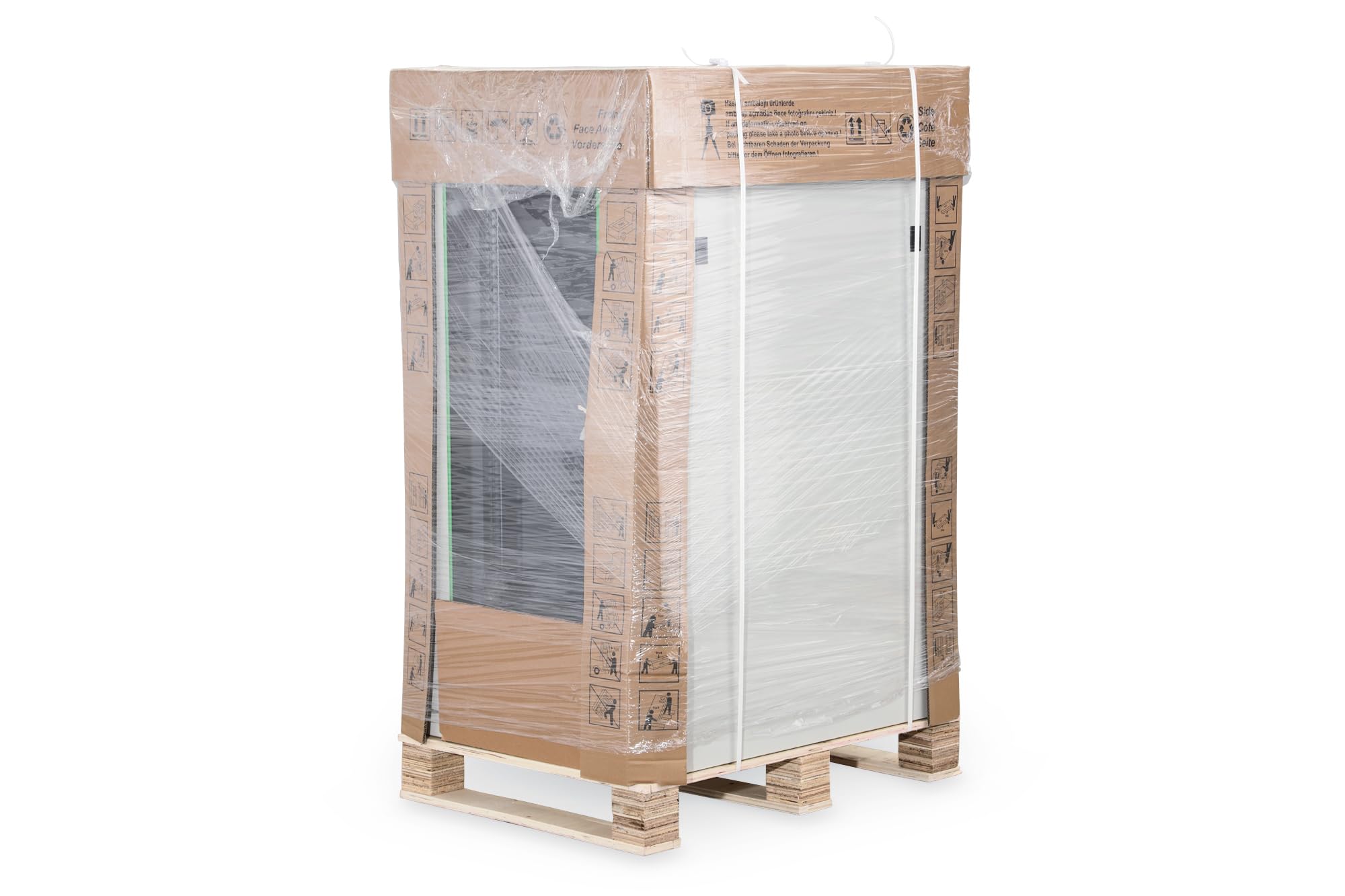 DIGITUS Armadio di rete – Rack da 19 pollici – 22U – 60x80 cm – Profondità utile 74,3 cm – Portata 1200 kg – Autoportante – Porta in vetro – Grado di protezione IP20 – Serie Unique – Grigio