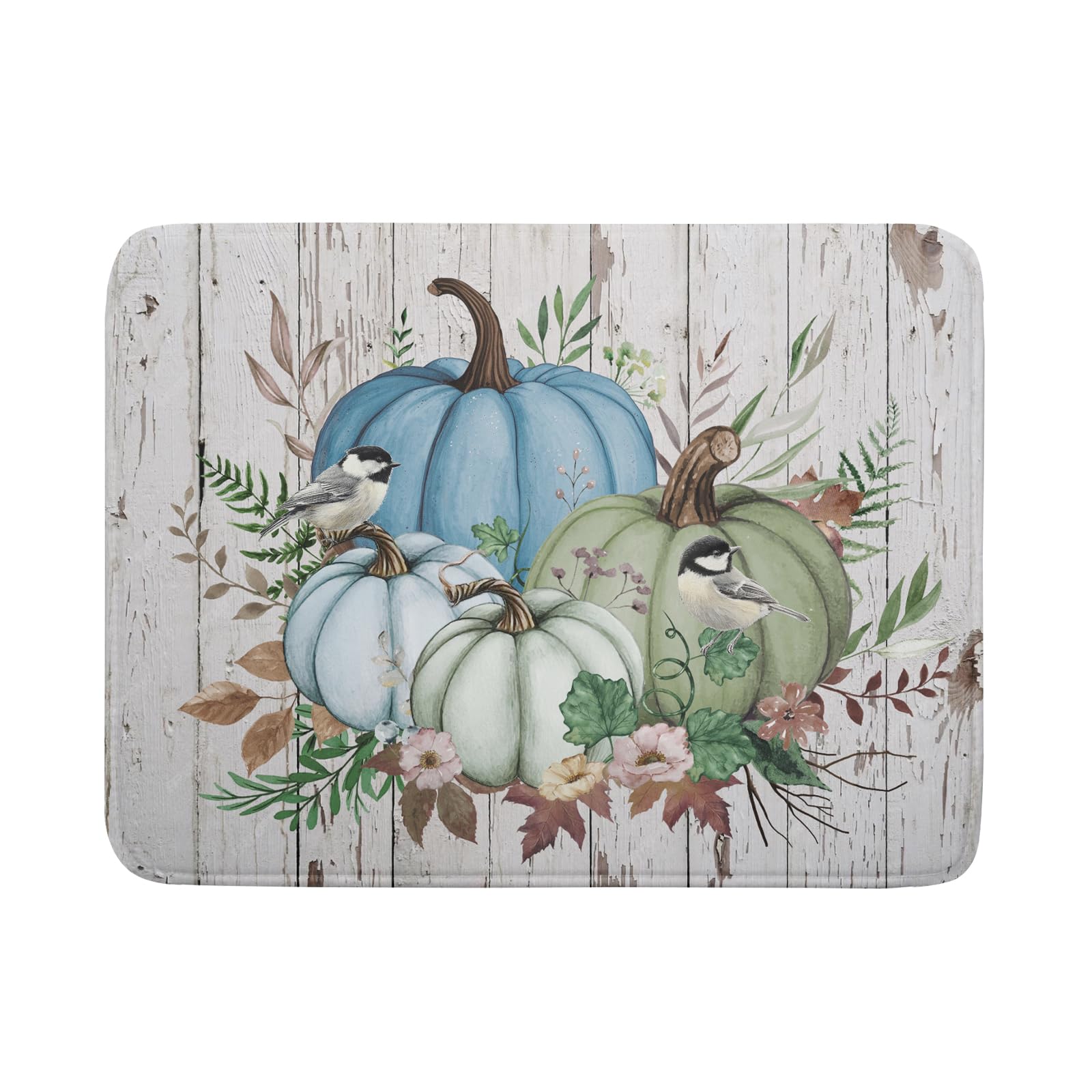 Tapete de secado en microfibra reversible que protege tu vajilla con diseño de calabaza