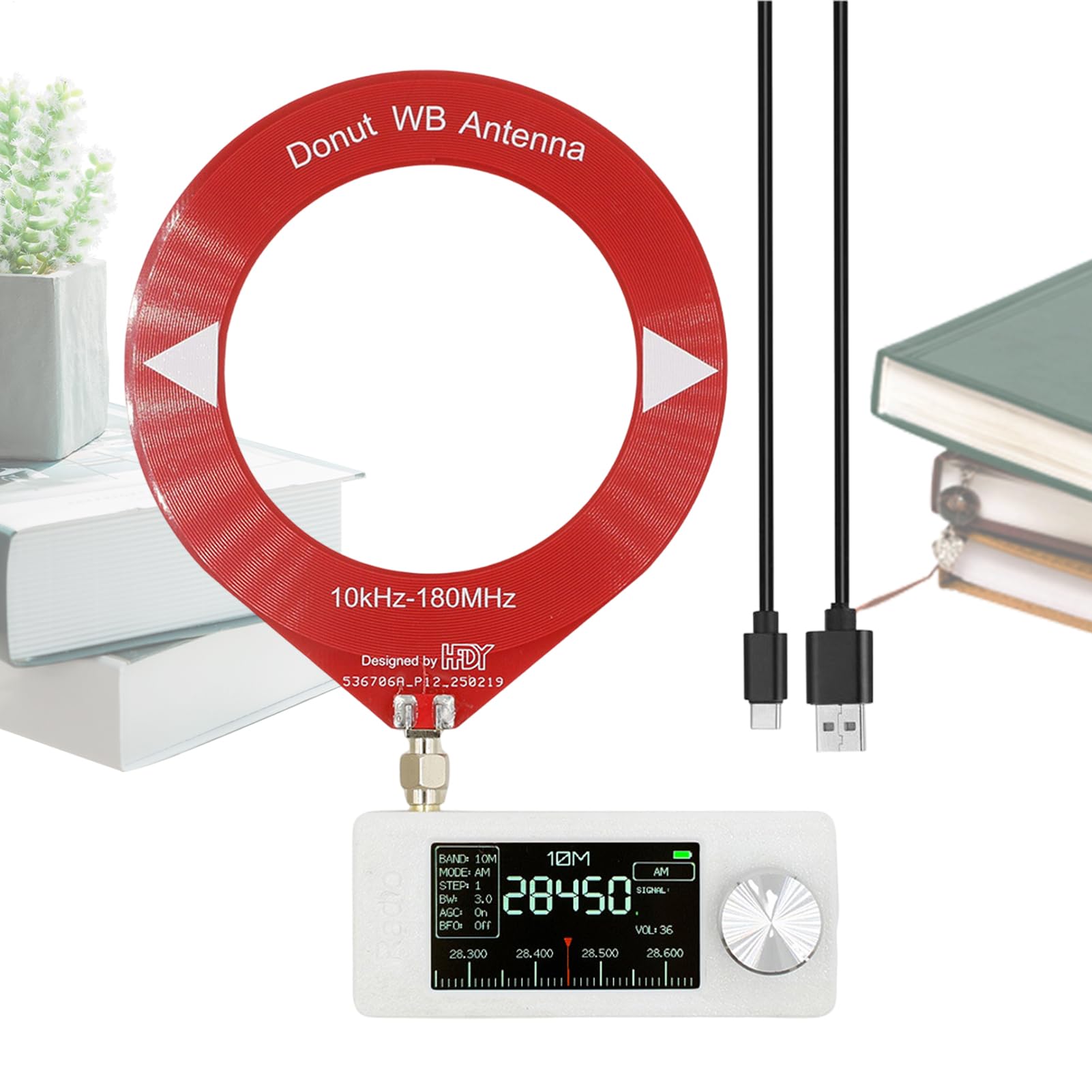 Master de Radio, Receptor de Radio de Bolsillo,Radios SW con todas las bandas - con antena, batería de 800mAh, pantalla HD, pantalla IPS compacta de 1,9 pulgadas para viajar a casa al aire libre
