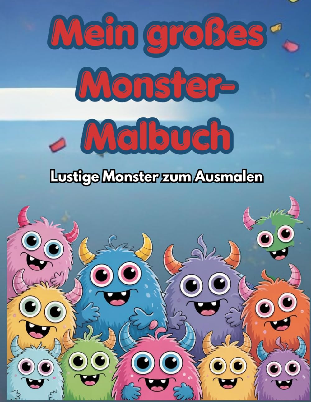 Mein großes Monster-Malbuch