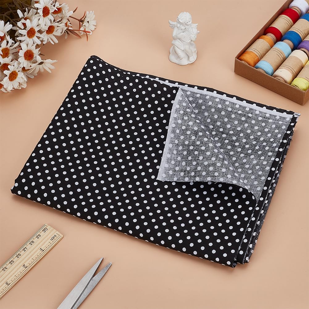 Tessuto Cotone Nero A Pois | Panini - Foto 5