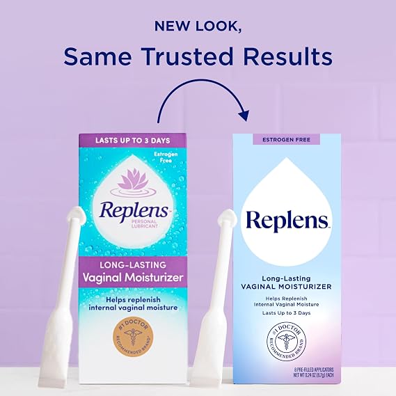 Replens Long-Lasting Feminine Moisturizer, 8 Count
