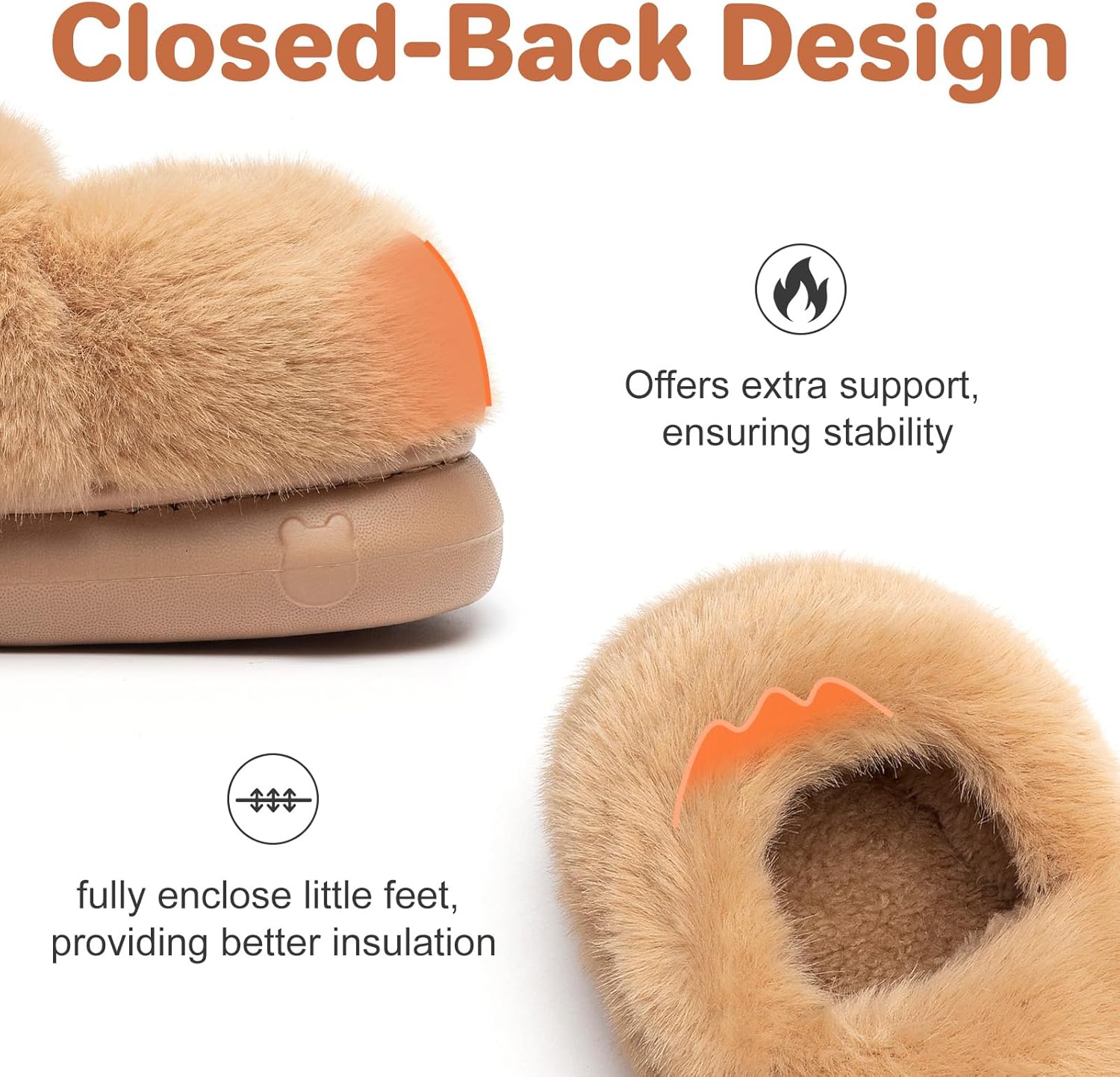 Drecage Toddler Kids Slippers Girls Boys House Shoes Winter Slippers Plush Warm Soft with Cute Cartoon Design Indoor Shoes - Image 6