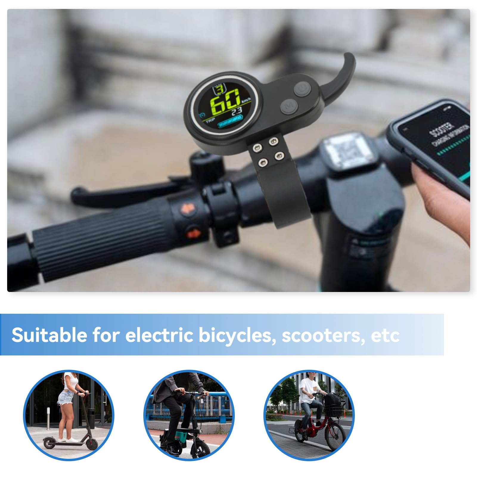 Universeller 36V 48V 500W Bürstenmotor-Controller für Elektroroller E-Bike Dreir
