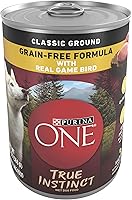 Vista 18 de Purina ONE Alimento húmedo para perros con alto contenido de proteínas True Instinct Cortes tiernos en salsa de comida para perros con carne de res