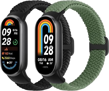 TumpCez Braided Bands Compatible with Xiaomi Smart Band 10 9 8 Straps for Women Men