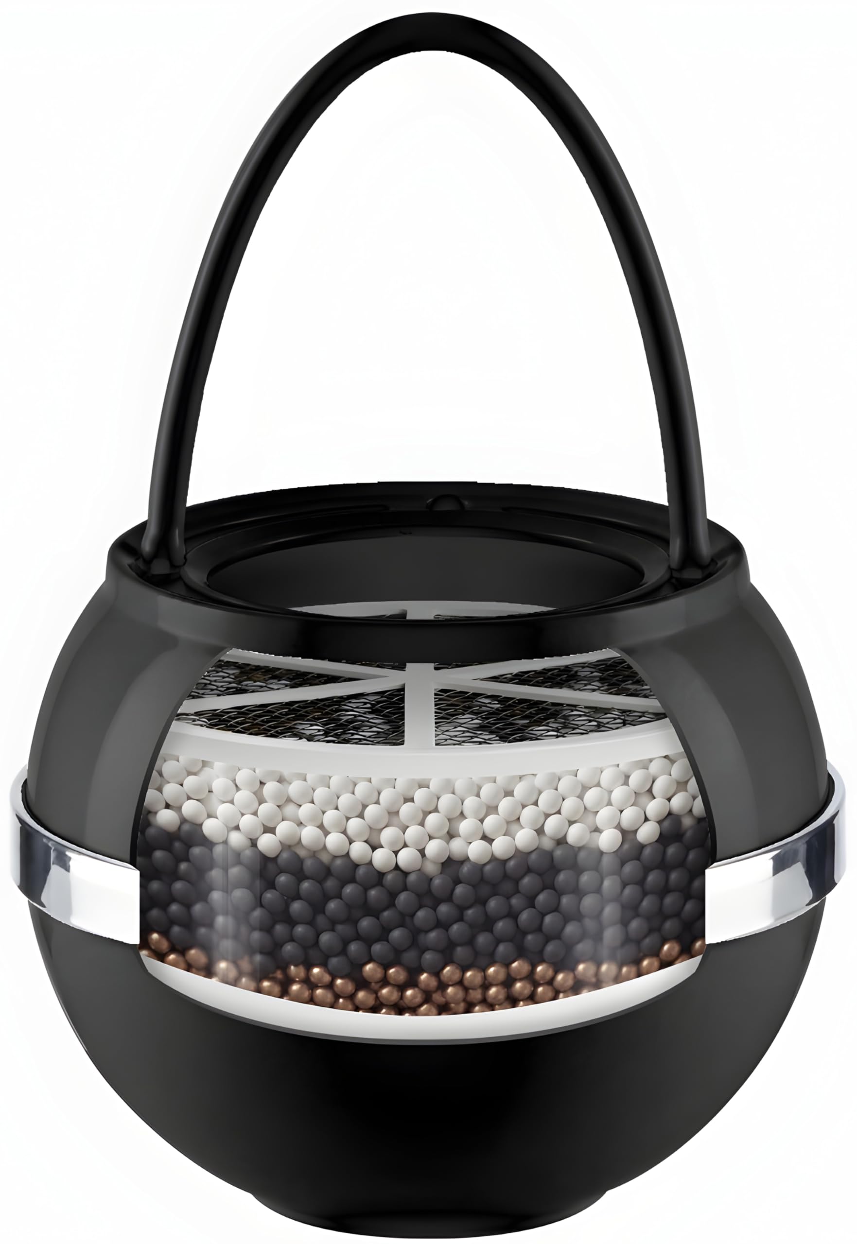 Crystal Quest Bath Ball Filter for Tub Faucet, Bathtub Water Filter, BPA-Free Bathtub Filter, Removes Chlorine, Lead & Impurities, Improves Skin, Hair