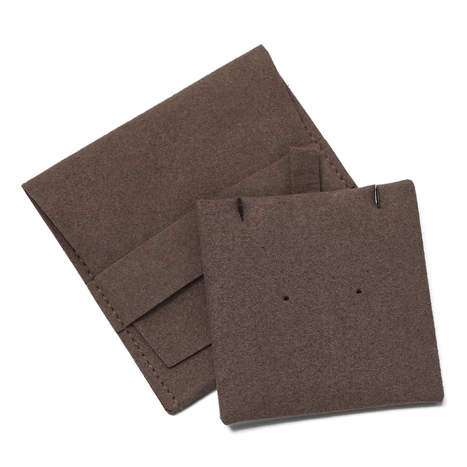 Cidegoo 5pcs 6.2x6.2cm Velvet Jewelry Pouches Gift Bags for Necklace Earring Storage