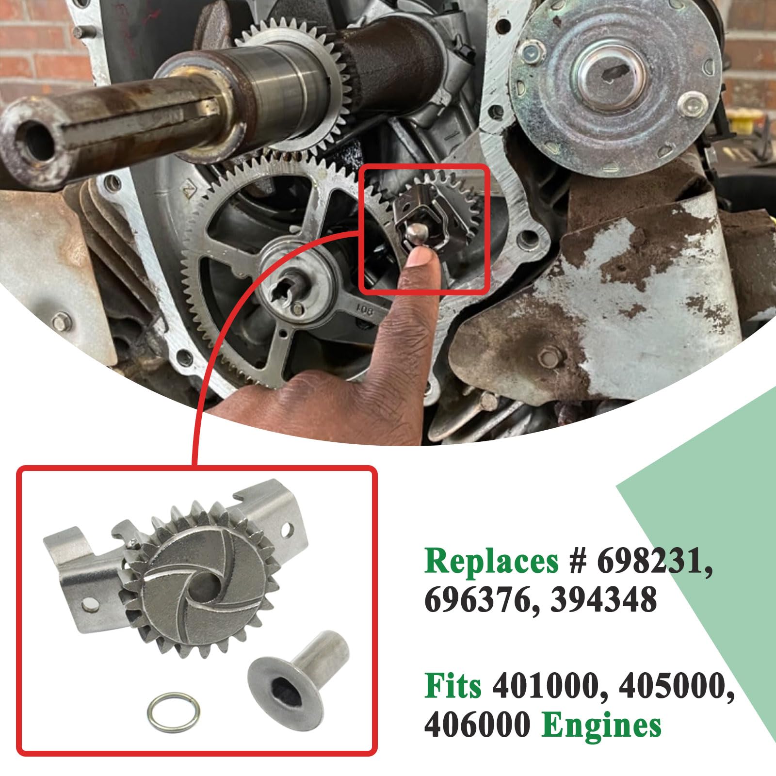 793338 Lawn Mower Governor Gear, Replaces 698231, 696376, 394348