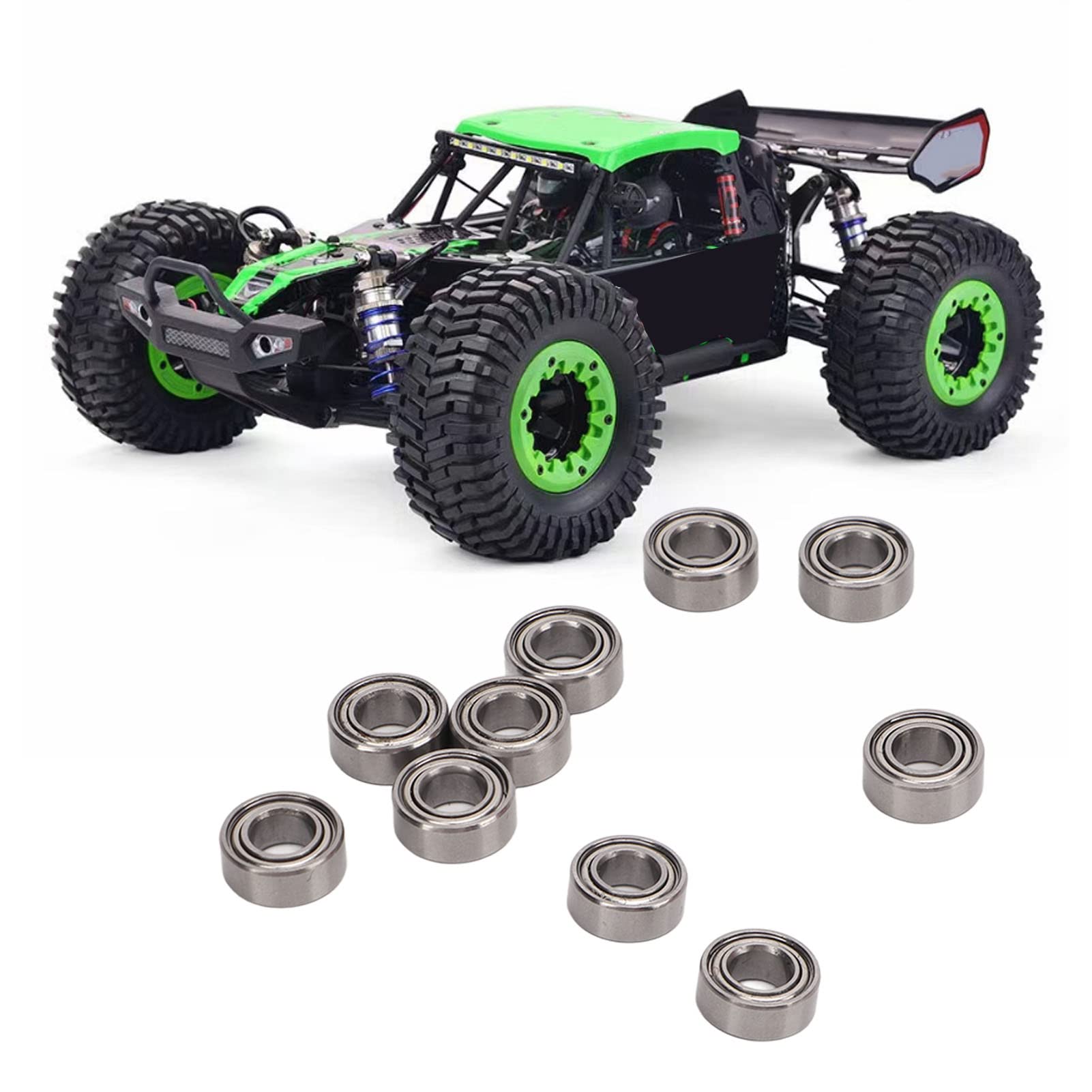 Lot de 10 mini roulements à billes en acier 623-2RS 3 x 10 x 4 mm