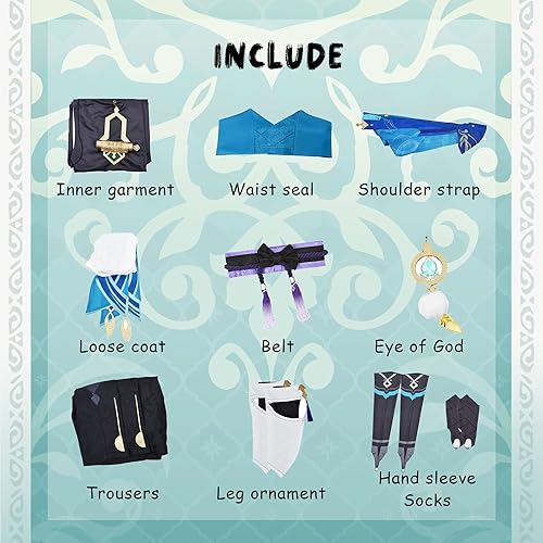 Miniatura 2 de OSIAS Wanderer aka Scaramouche Cosplay Costume (S)