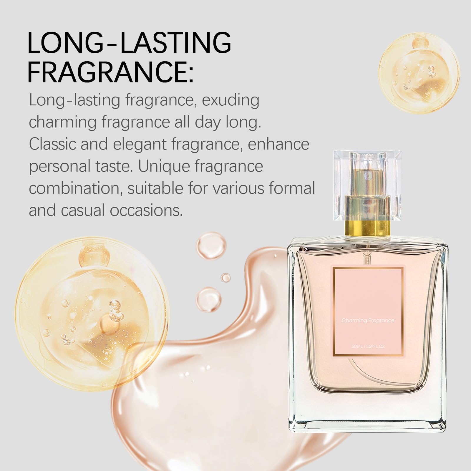 Eau de Parfum a lunga durata per donna; una fragranza floreale-fruttata