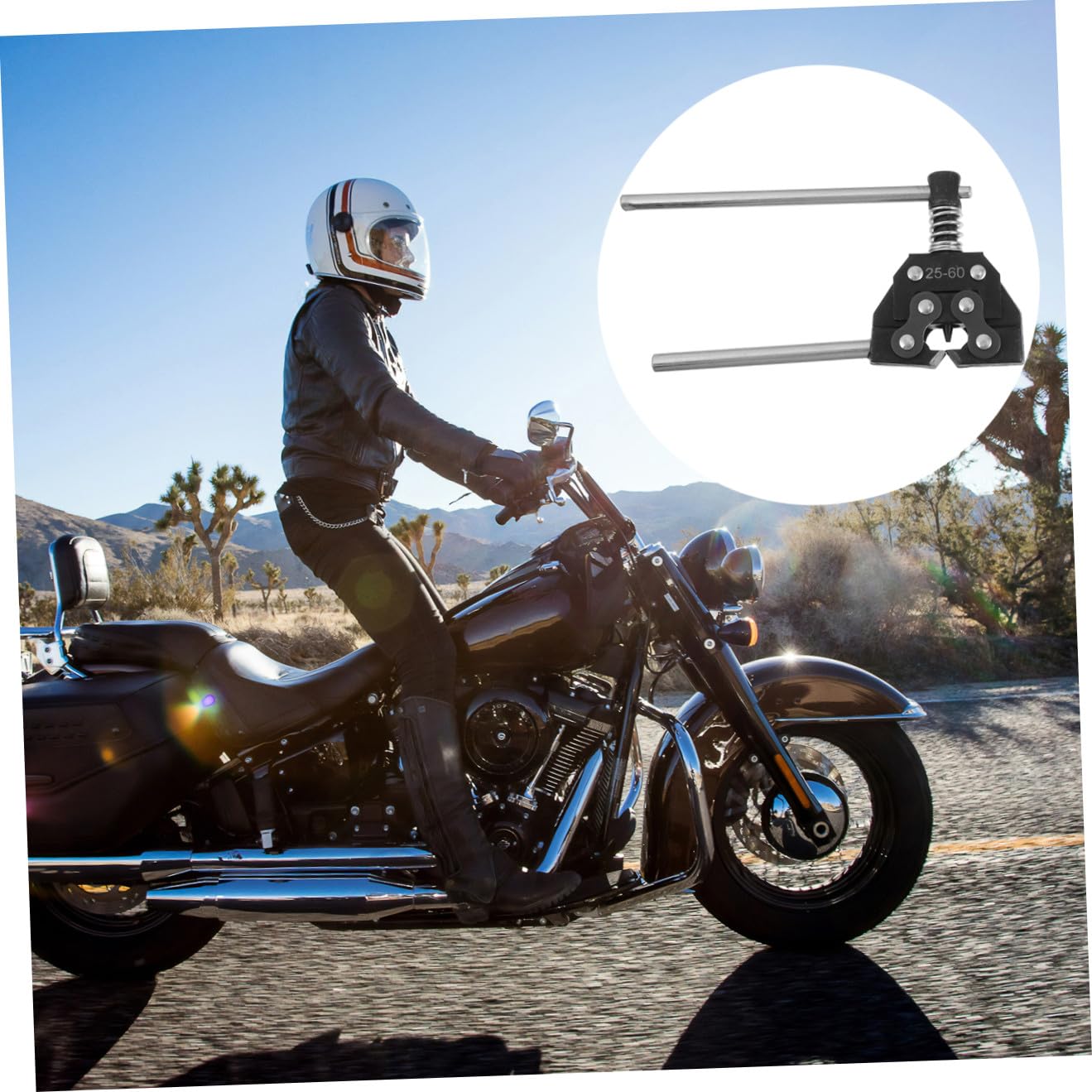 Quitacadenas Cortador De Cadena para Motocicleta Herramienta para Reparar Cadenas De Bicicleta Extractor De Separador De Eslabones para Reparación De Bicicletas