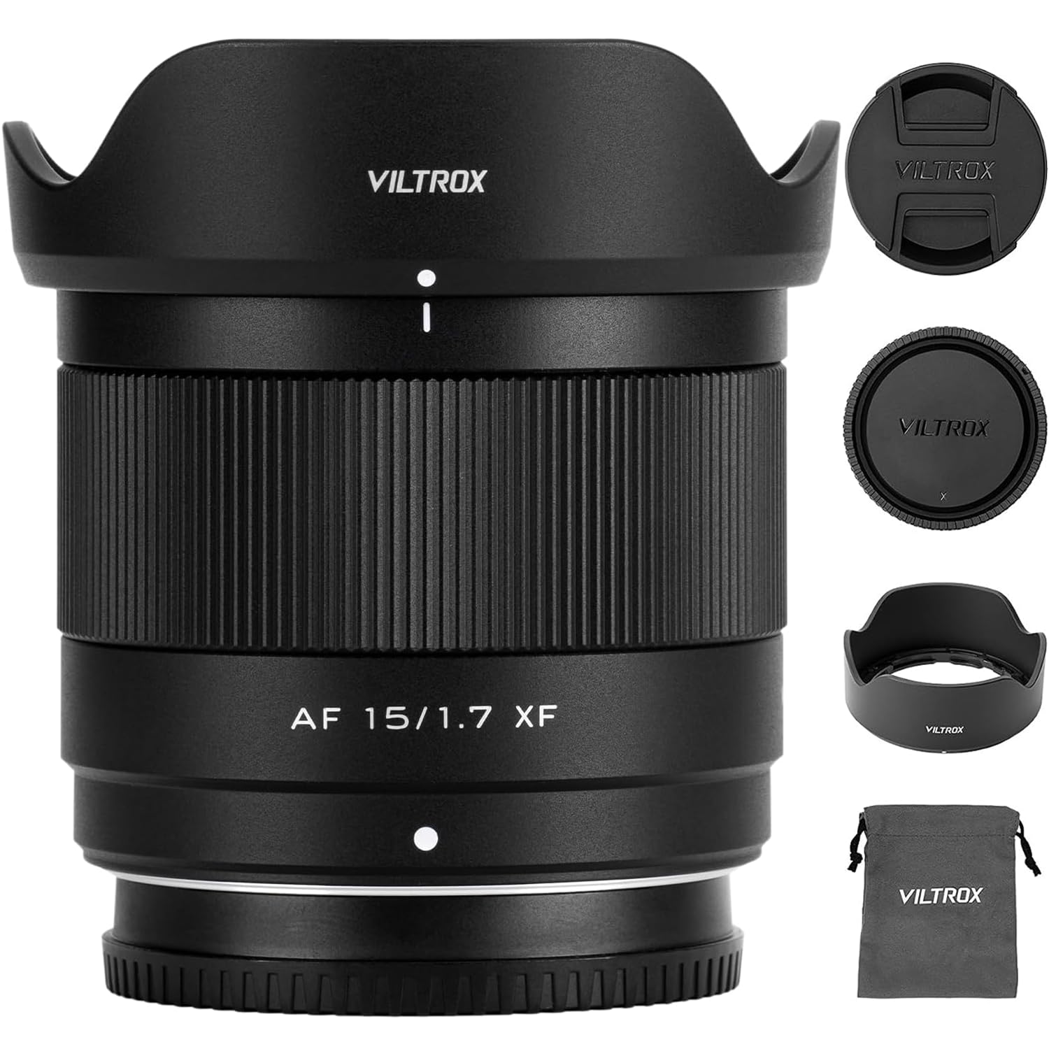 VILTROX 15mm F1.7 XF Lens for Fuji, 15mm F1.7 APS-C Autofocus Lens Ultra Wide Angle for F…