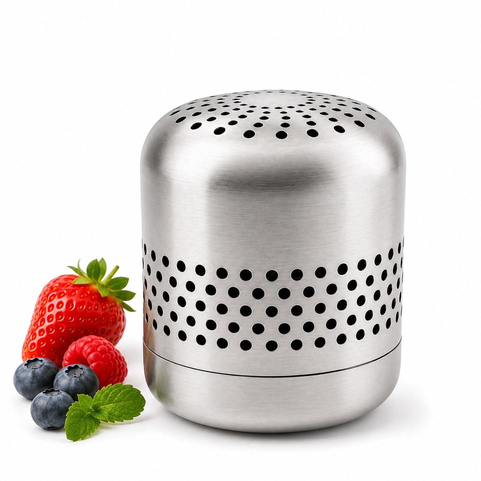 Noova Fridge Purifier Unscented Stainless Steel Odor Eliminator