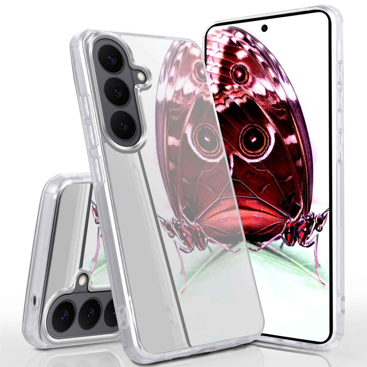 Coque antichoc Samsung S26 argent avec miroir pour éviter les rayures - 7