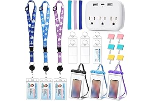 Fulmoon 22 Pcs Carnival Essentials Cruise Accessories Kit