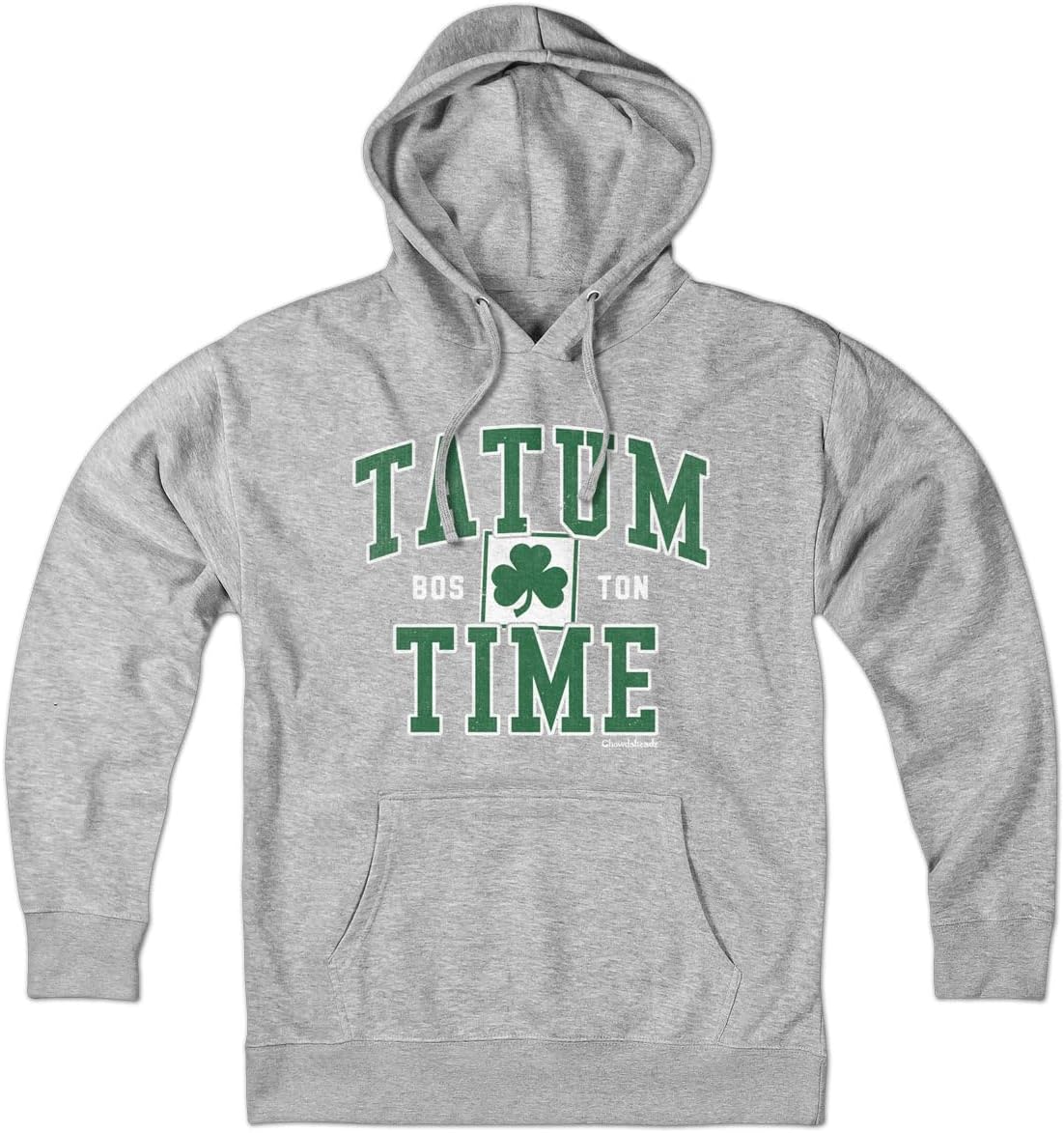 Chowdaheadz Tatum Time Boston Hoodie – Unisex Lightweight Charcoal Sweatshirt