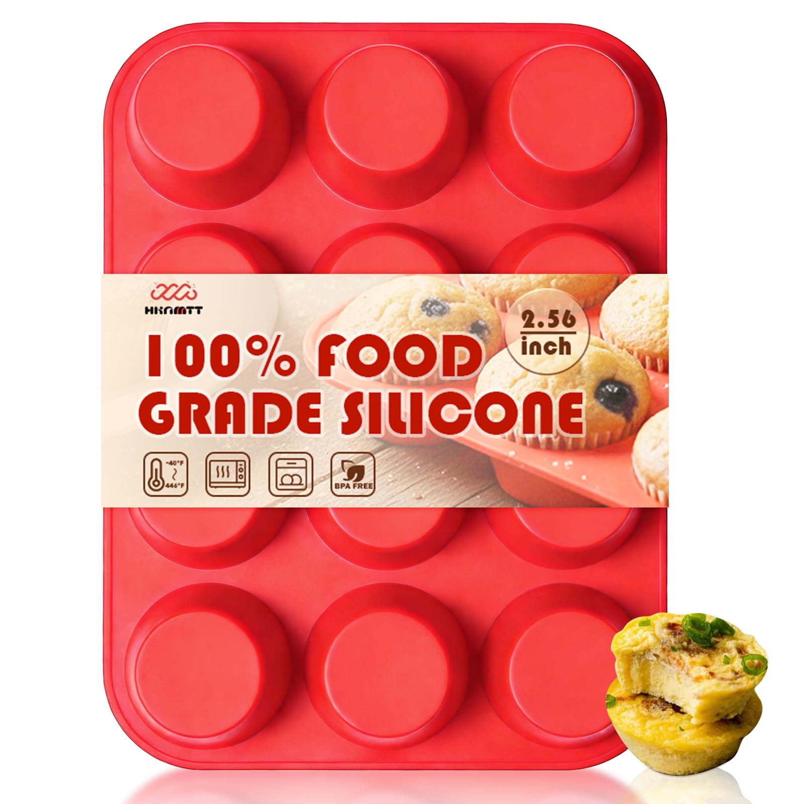 HKNMTT Silicone Muffin Pan