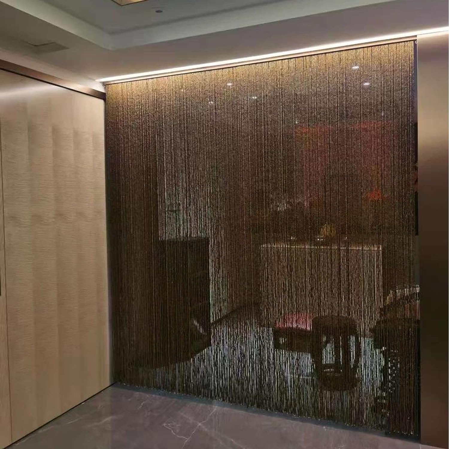 Zasłona z koralików bambusowych – naturalny wiszący parawan do sypialni, salonu, kuchni i przedpokoju – 80 pasm, 80 x 200 cm,cja chroniąca przed muchami