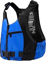 Owntop Adult Buoyancy Aid Adjustable 50N Unisex Swimming Vest with Pockets Swimming Jacket for SUP Kayak Fishing Canoe Sailing