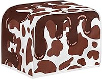 Vista 10 de FKELYI Cubierta para tostadora con estampado de vaca, cubierta para horno tostador de 2 rebanadas, cubierta para hacer pan pequeño, resistente a