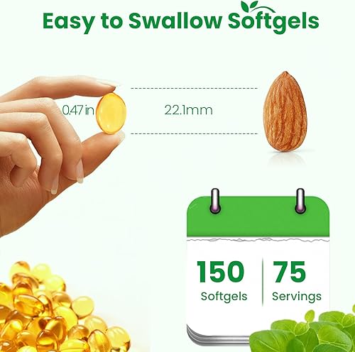 Miniatura 7 de Aceite de orégano con aceite de semilla negra, 150 cápsulas blandas  Potente sinergia 2 en 1 para apoyo inmunológico  Carvacrol y timoquinona de