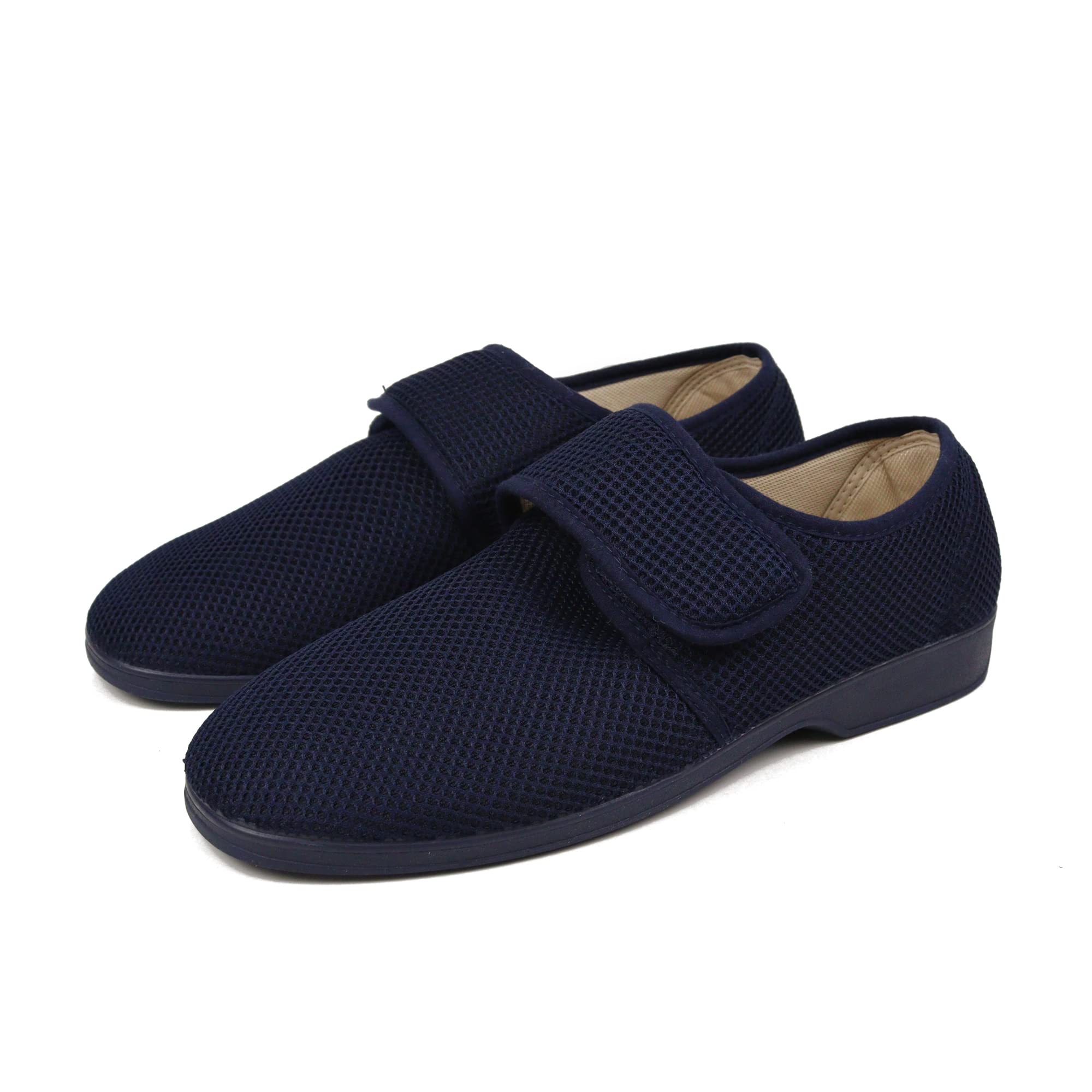 Cozseries Zapatillas de Casa Hombre Verano Primavera, Zapatos Cómodas Rejilla Cuña Punta Cerrada Multicolor, Suela Caucho Talla 39-46 Fabricado en España