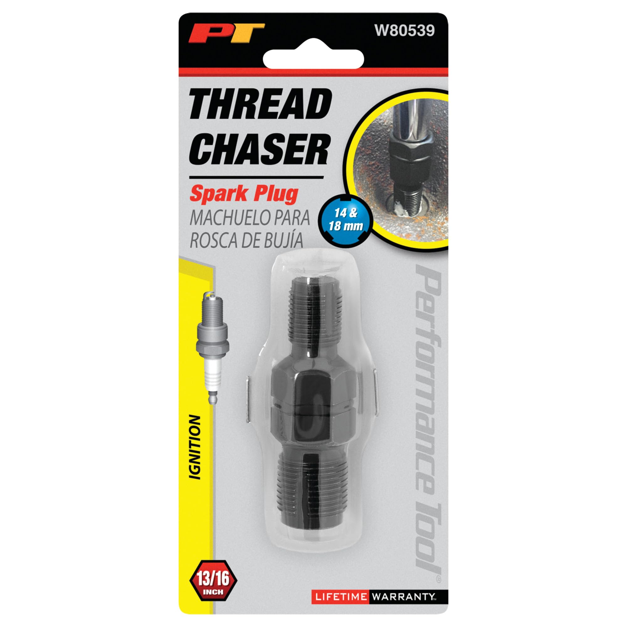 PERFORMANCE TOOL Rendimiento Herramienta w80539 Bujía Chaser, 14 mm/18 mm