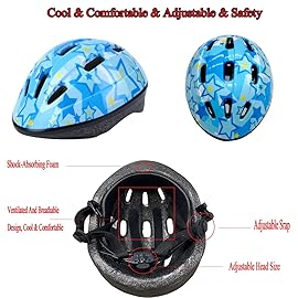 Lamsion Kids Helmet for Ages 3-8 Kids Toddler Boys Girls,Toddler Helmet with Knee Pads Eblow Pads Guards,Girls Bike Helmets for Skatings Skateboarding Bike Riding Scooter Roller Skate