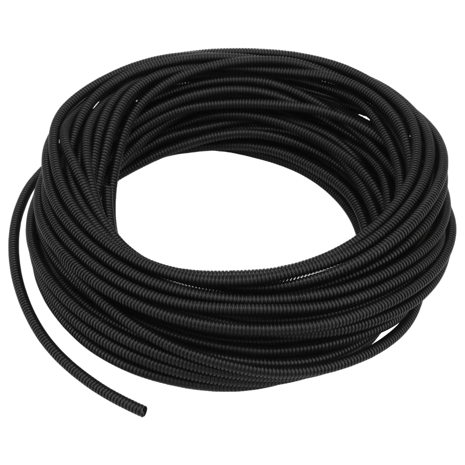 MUKSEUT Tubo corrugado flexible de 25 m, diámetro interior de 20 mm x 25 mm de diámetro exterior, manguera protectora de alambre para tubería de cableado de coche, troncal, cable de electrodomésticos