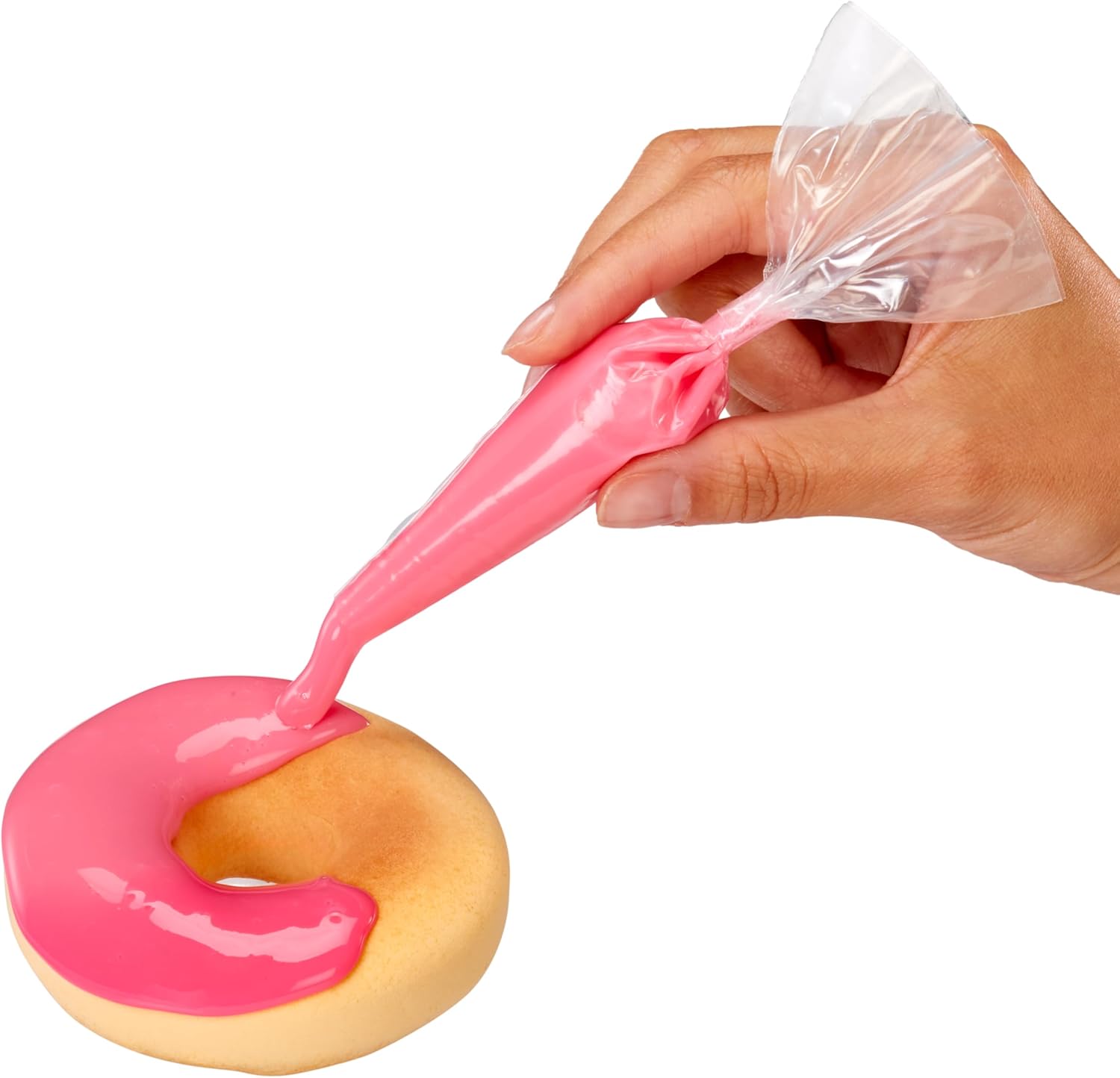 Pink Icing Round & Jelly Filled Donuts DIY Slime Kit - Unboxing Ingredients to Make, Smash, and Stretch Your Food Slime, Ages 8+