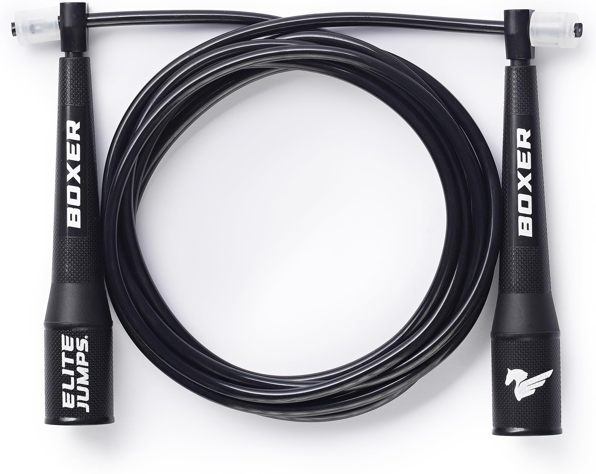 10 Foot Outdoor Rated 5Mm Pvc, Boxer Jump Rope 3.0 with Smooth Action Polymer Handles and Ergonomic Slip-Resistant Dimpled Grips