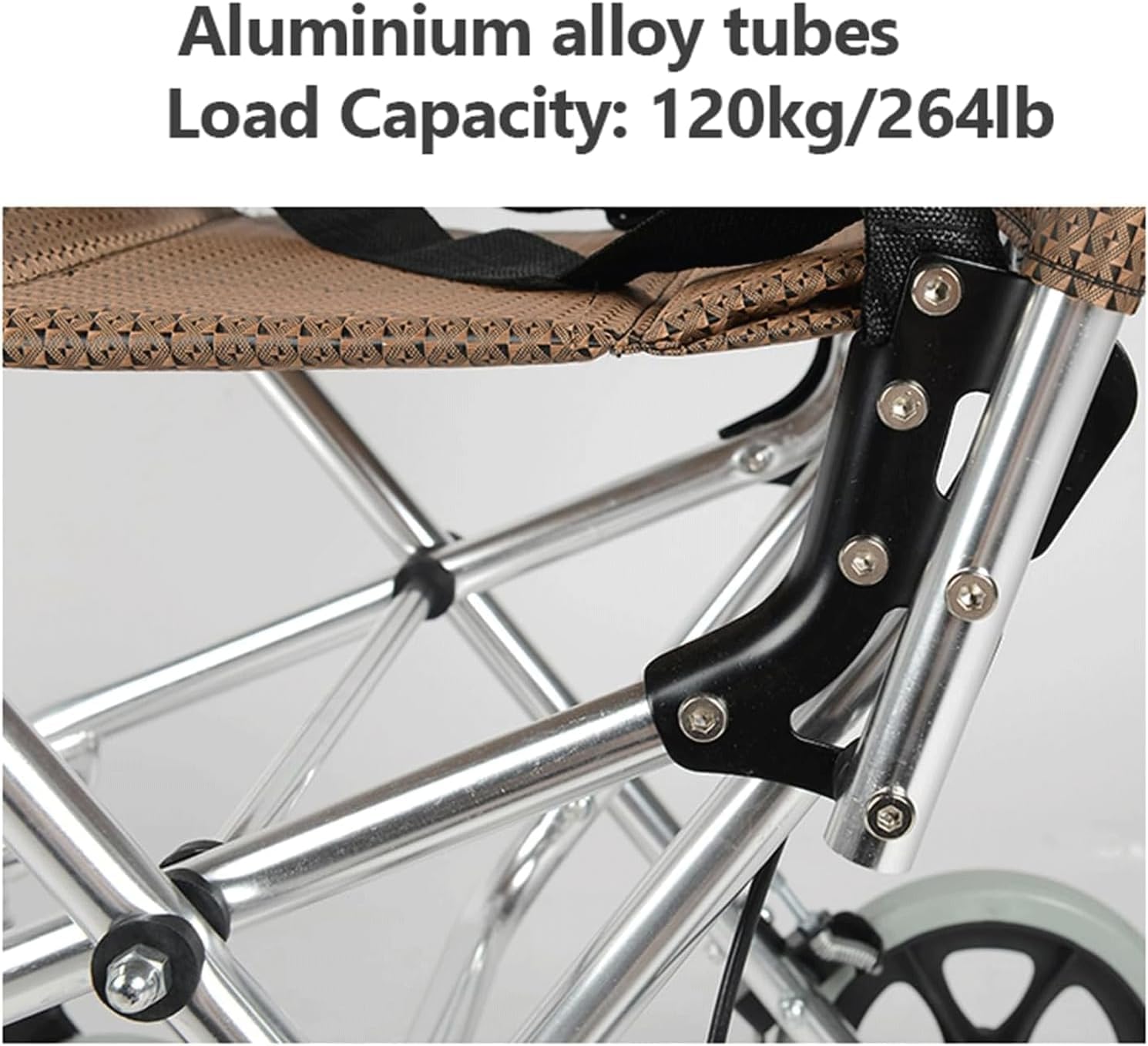 Rollstuhl Tragbarer Rollstuhl Aluminiumlegierung Transport Rollstuhl Faltbarer Rollstuhl mit Fußstütze Roller Flugzeug Reise Rollstuhl Rollstühle