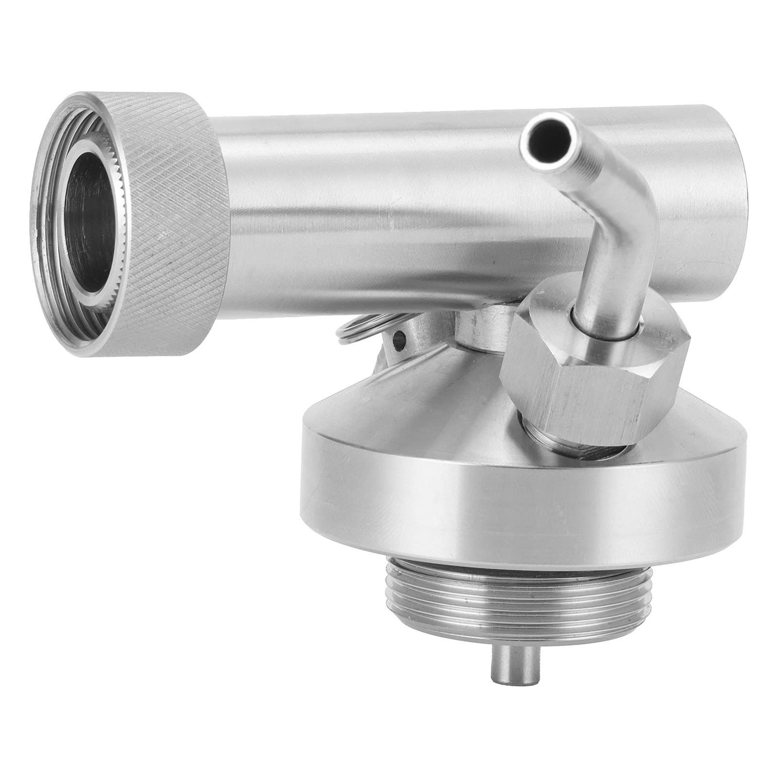 Robinet distributeur en acier inoxydable Beer Keg Spear avec raccord rapide pour mini-fûts de brassage maison de 2 à 10 L