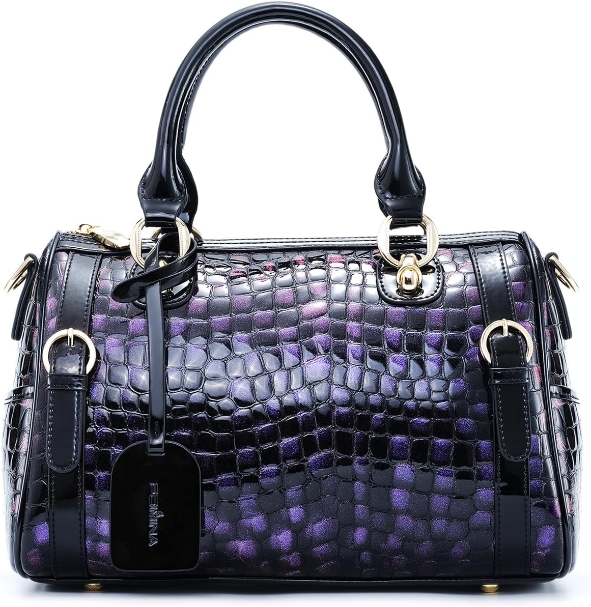 Women's Large Genuine Leather Shoulder Handbags, Luxury Tote Bag Premium Purse Crossbody Bags with Detachable Shoulder Strap - Image 7