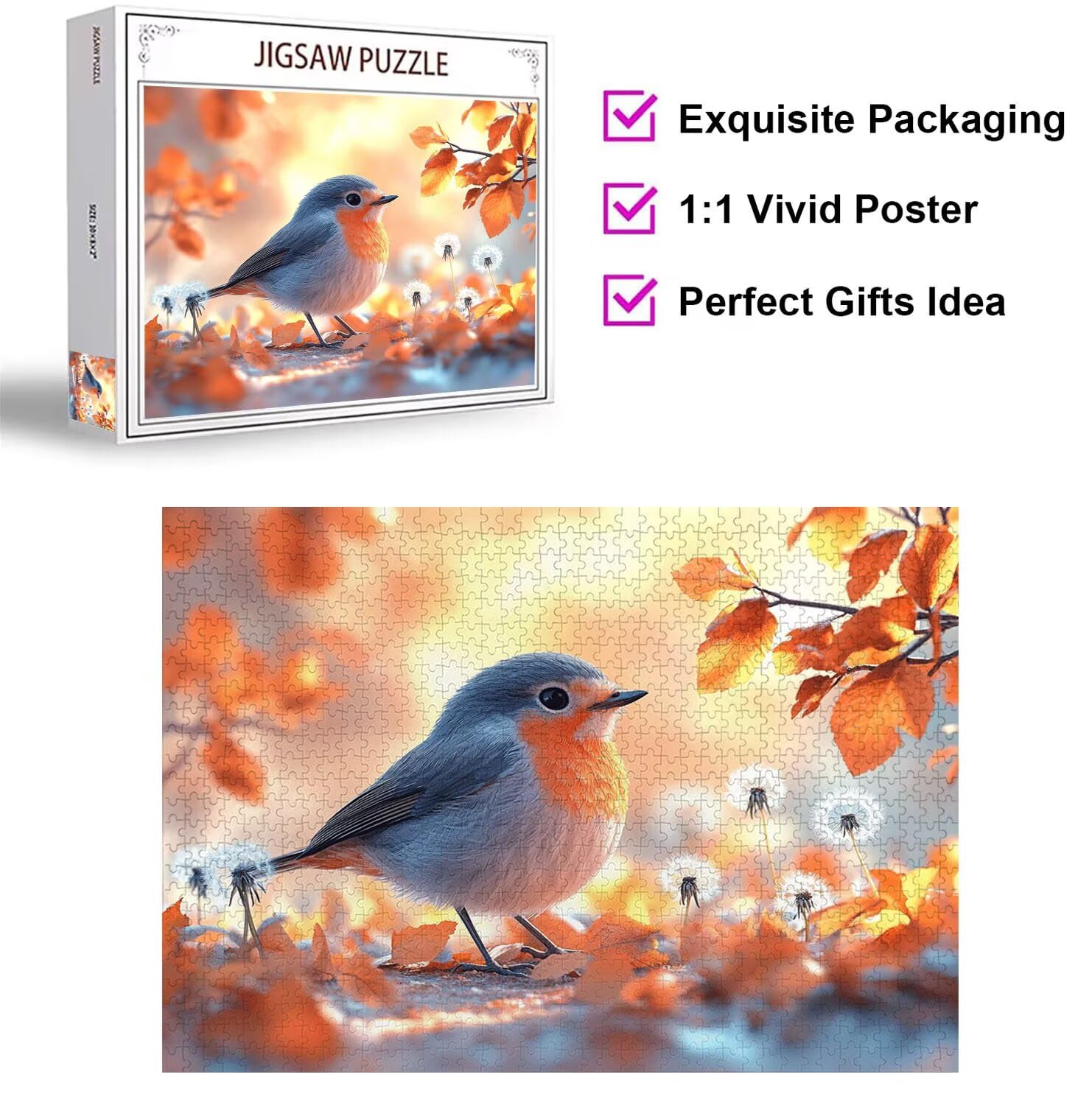 Puzzle 6000 Pezzi Foglie Puzzle Classici per Gioco Familiare, n-781